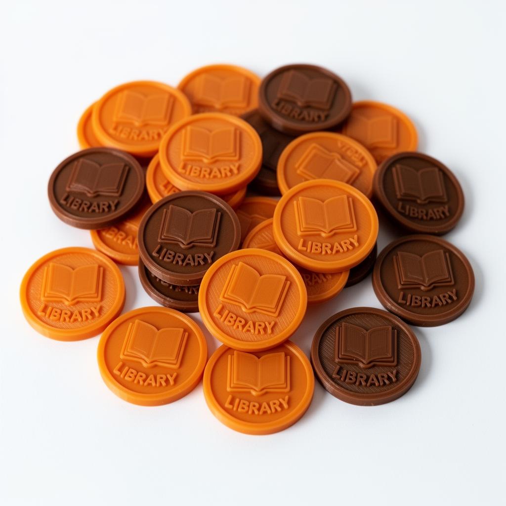Library Tokens — Pack of 50 — Reward Tokens for UK schools